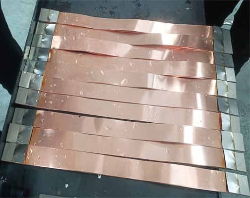 銅箔包鎳焊接樣品 銅箔包鎳焊接樣品