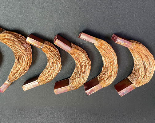 銅編織線擴散焊接樣品